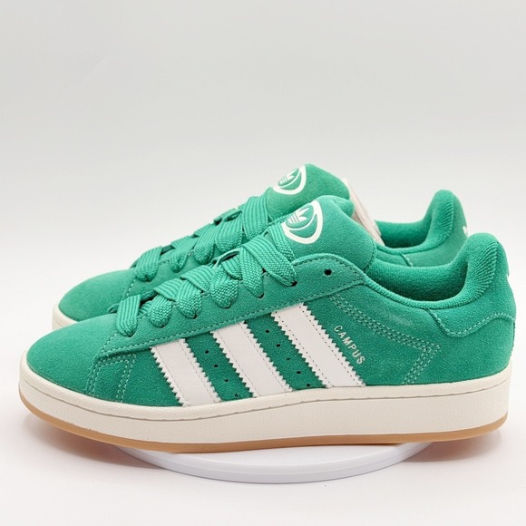 adidas CAMPUS 00s Womens Size 6.5 Semi Court Green White JI2751, New - Picture 2 of 9